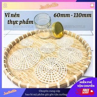 Vỉ Nén Dưa Cà Thực Phẩm - Vĩ Nhựa Cà Muối Kiệu,Chanh Đào, Dâu Tằm, Rượu Nho...60Mm 65Mm 75Mm 85Mm 105Mm 110Mm