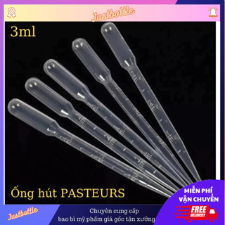 Ống Hút Nhỏ Giọt Hút Dung Dịch Nước Mỹ Phẩm Dùng Trong Phòng Thí Nghiệm 3Ml - Pipet Pasteur