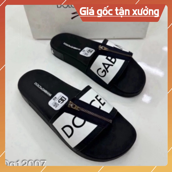Dép Khóa Kéo DG. Dép quai ngang đi bền đẹp ôm chân dáng đẹp QUỐCHUY.OFFICIAL