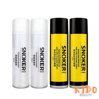 Bình Xịt giày c‎hống thấm nước Snoker 250ml xịt nano /Xịt bọt tuyết vệ sinh giày Snoker 300ml Xịt giặt giày khô
