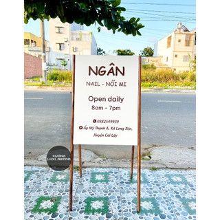 [CÓ BẢO HÀNH] BẢNG STANDEE decor 1 mặt - Xưởng LUXI decor