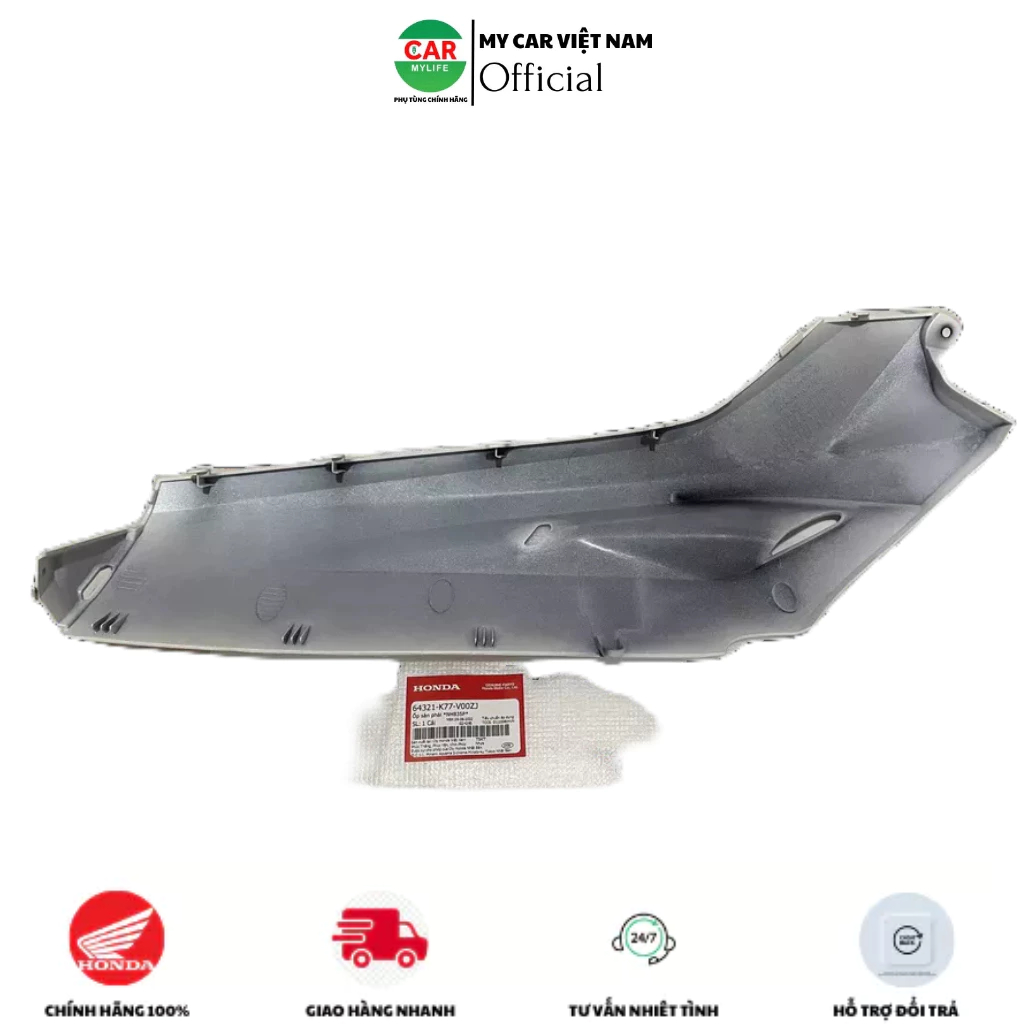 Tấm ốp sàn bên phải - thanh cạnh HONDA SH 125&150 năm 2017-2018-2019 màu Trắng. *NHB35* 64321K77V00ZJ