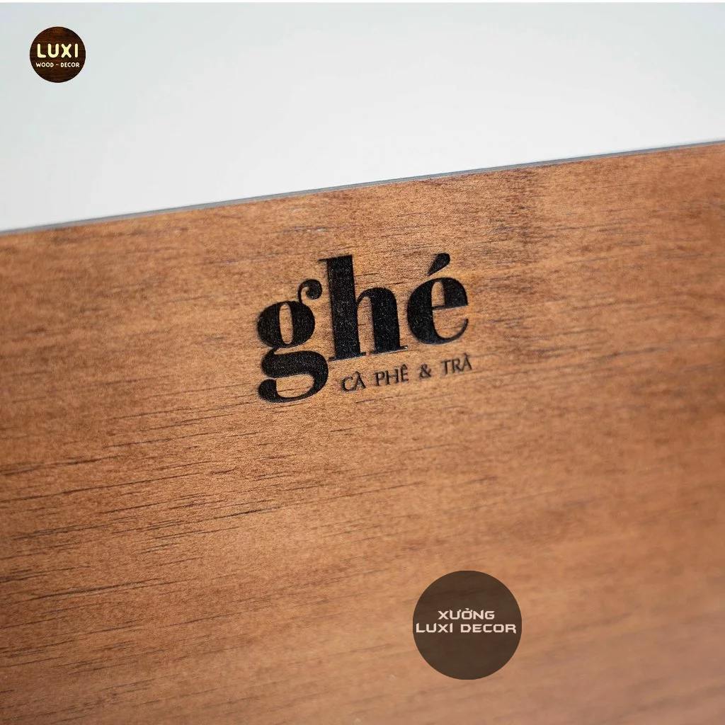 Menu A4 kẹp còng kèm đế- Khắc Logo theo yêu cầu - XƯỞNG LUXI DECOR