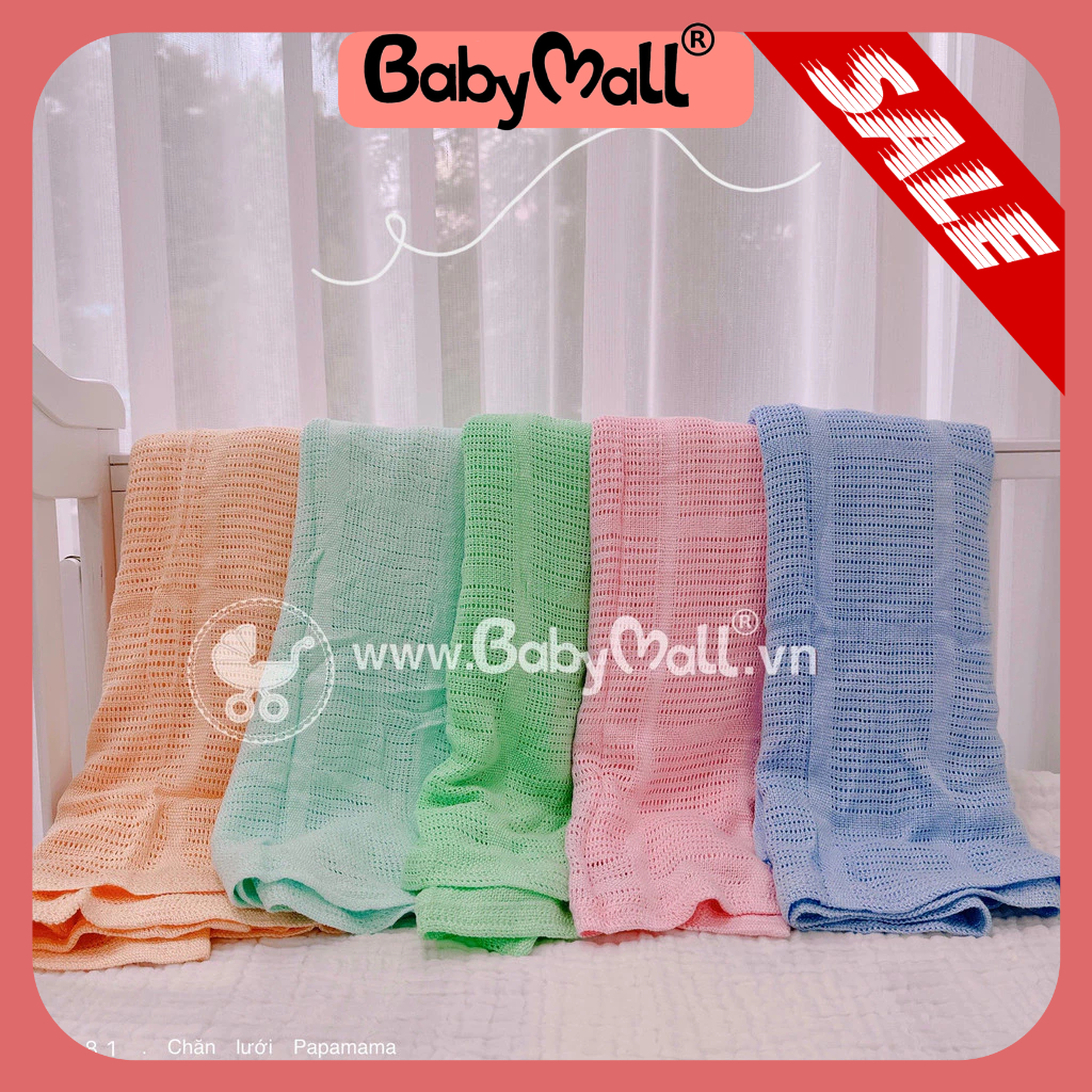 Chăn lưới cao cấp PapaMama 1081 sợi tre cao cấp