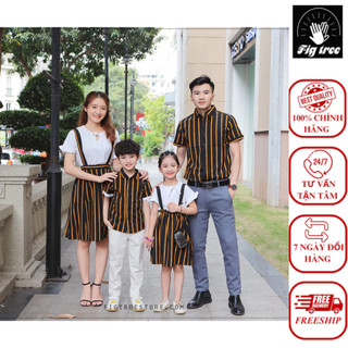 Set gia đình Gia Đình Fig Tree Sọc Vàng Đen