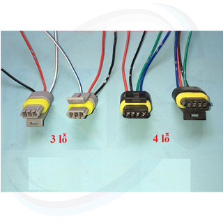 Giắc cắm động cơ 3 lỗ 4 lỗ
