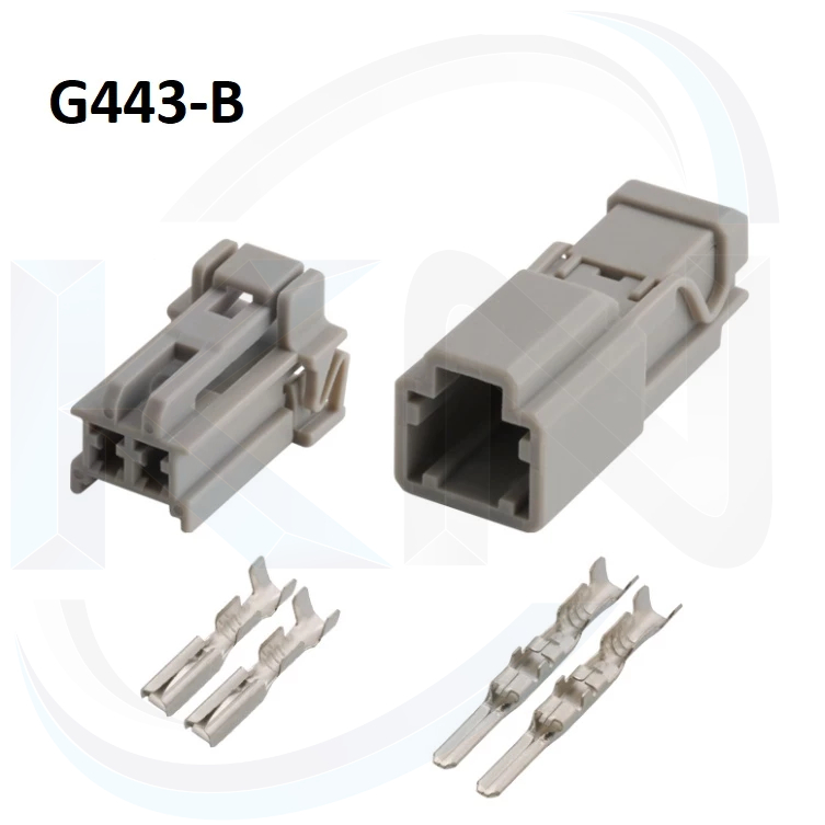 G443-Giắc cắm khóa 2 lỗ màu xám 2.2mm