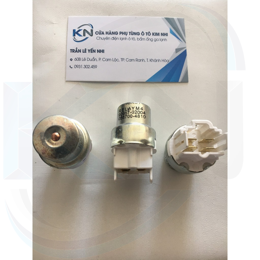 RELAY (ROLE) NHÔM CHO TOYOTA 90987-02004 chuẩn OEM