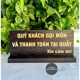 [ẢNH THẬT] Gọi món và thanh toán tại quầy ĐỂ BÀN - XƯỞNG LUXI DECOR