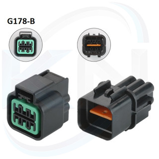G178-giắc cắm đèn 6 lỗ 2.2mm