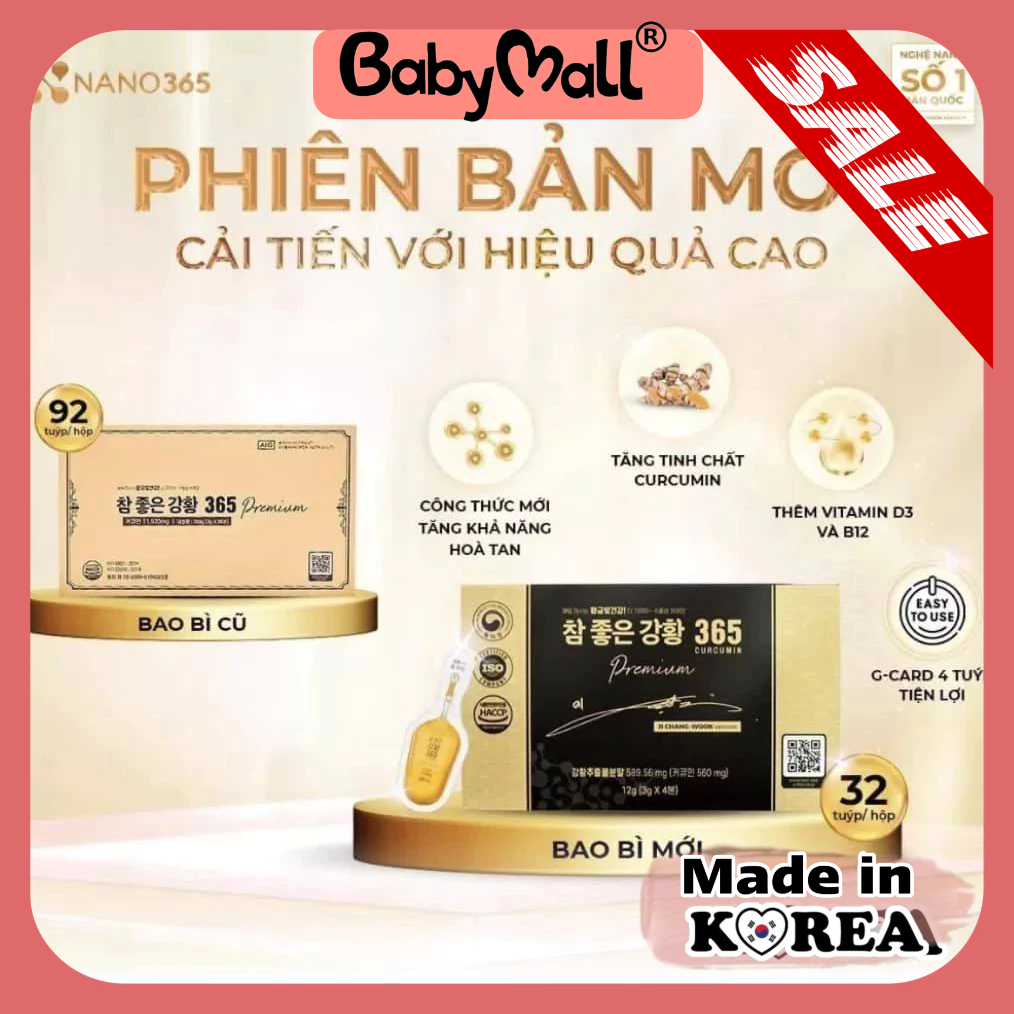 Nghệ Nano 365 Hàn Quốc Premium