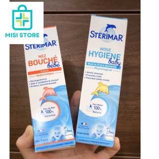 ( Date 2026 ) Xịt muối biển Sterimar cá heo 100ml cho bé từ sơ sinh