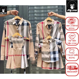 Đồng phục gia đình fig tree mẫu bbr kem sang trọng