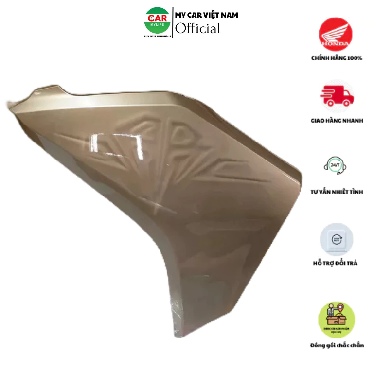 Cánh yếm bên trái - bửng yếm HONDA AIR BLADE 125 năm 2015-2016 màu Vàng đen. *Y219M* (64502K66V20ZA)