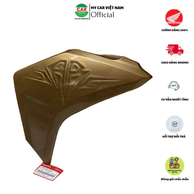Ốp trước bên phải - cánh yếm phải HONDA AIR BLADE 125 năm 2015-2016 màu Vàng đen. *Y219M* 64501K66V20ZA