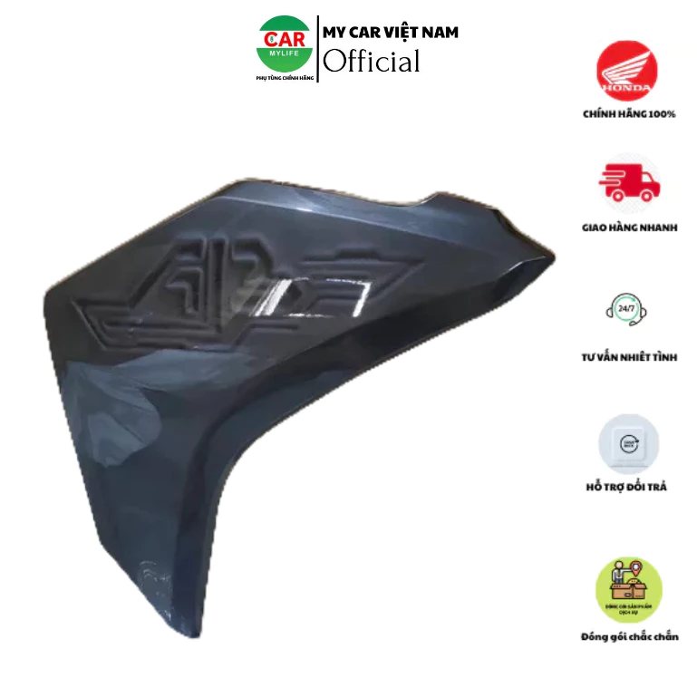 Ốp trước bên phải - cánh yếm HONDA AIR BLADE 125  năm 2017 màu Xám đen. *NHB74M*