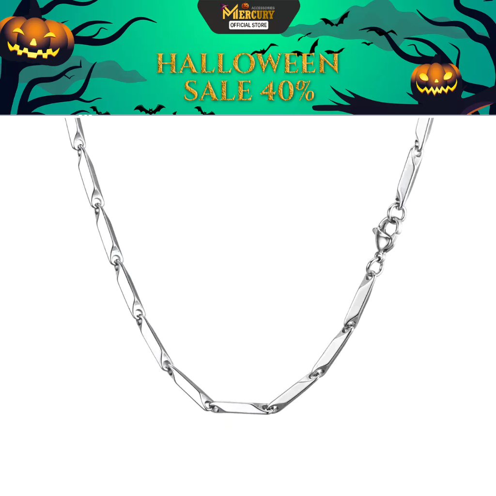 Dây chuyền thời trang nam nữ Titan vĩnh cửu Mercury Braid