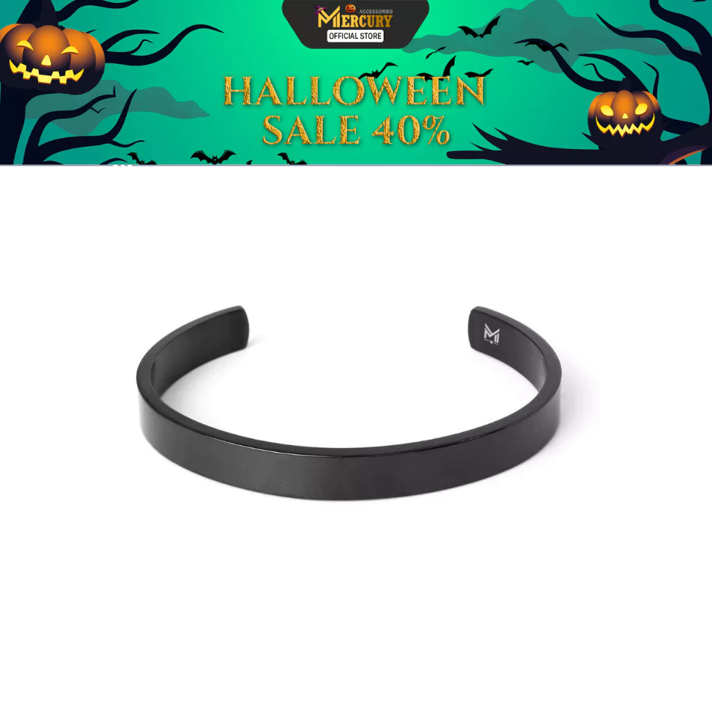 Vòng tay thời trang nam nữ Titan vĩnh cửu Mercury Basic Couple Cuff