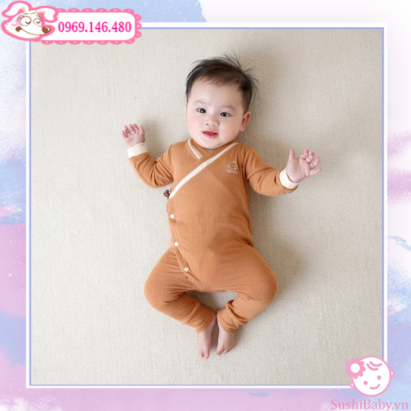 Body cài chéo 2 vạt size 0-3m, 3-6m, 6-9m