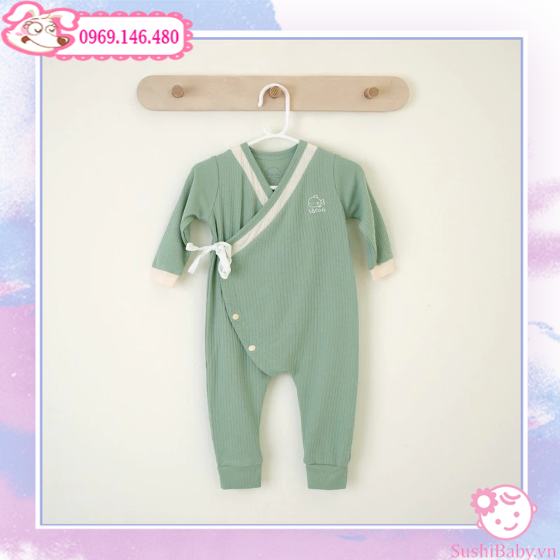 Body cài chéo 2 vạt size 0-3m, 3-6m, 6-9m