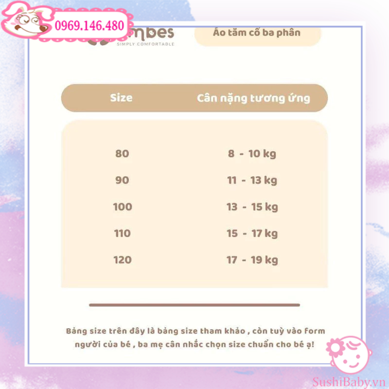 Bộ nỉ da cá Embes size 80-120