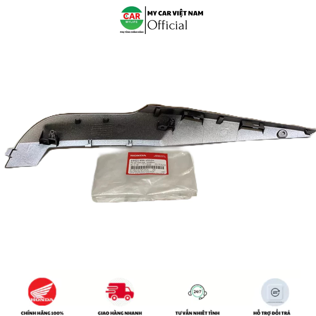 Ốp sàn dưới - thanh cạnh sàn bên phải HONDA AIR BLADE125 năm 2015-2016-2017-2018 màu Ghi bạc.