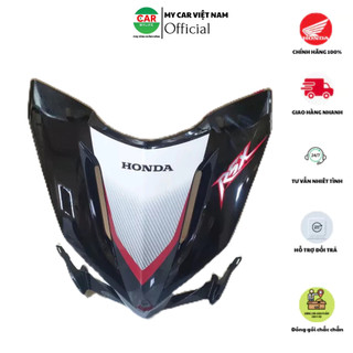 Bộ ốp mặt nạ trước honda wave rsx110 năm 2012 màu đen. 64200k07940zf