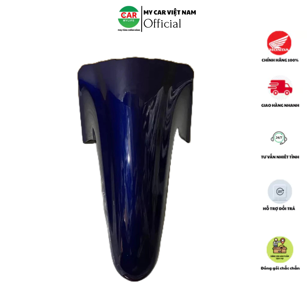 Chắn bùn A trước - dè trước HONDA WAVE A110 năm 2019-2022 màu Xanh tím. *PB421M* 61100KWW640A3