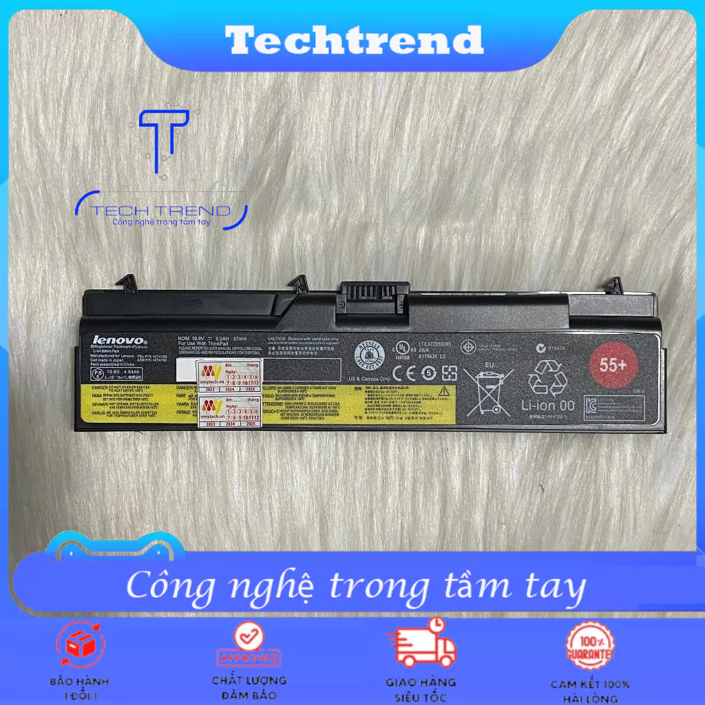 Pin laptop Lenovo ThinkPad T410 T410i T420 T510 T510i T520 L410 L420 L430 L510 L520 L530 SL410 SL530  Edge-E520