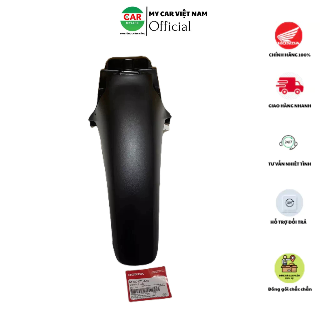 Chắn bùn B trước HONDA WAVE A100, RS100, S100, FUTURE X.