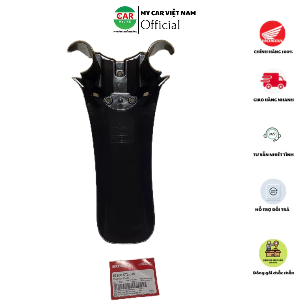 Chắn bùn B trước HONDA WAVE A100, RS100, S100, FUTURE X.