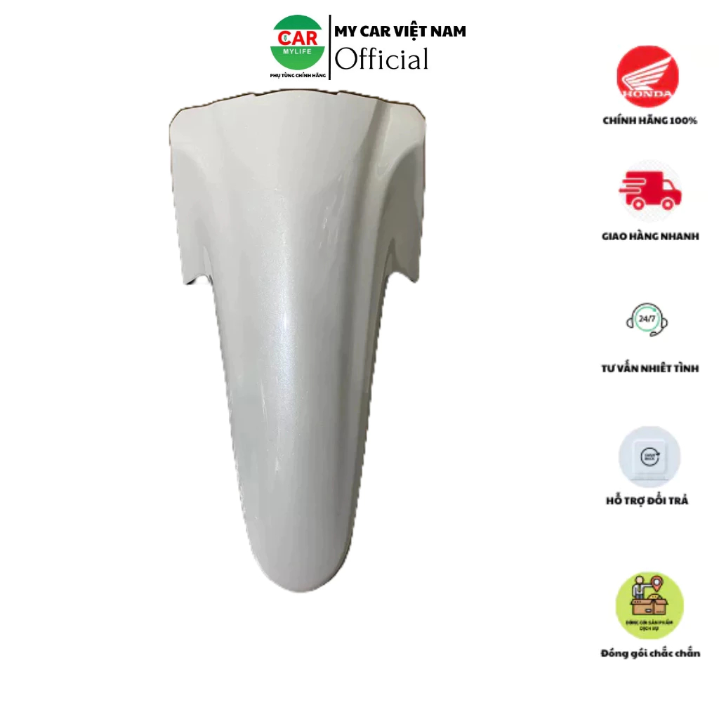 Chắn bùn A trước - dè trước HONDA WAVE A110 năm 2017-2018-2019-2022 màu Trắng. *NHB55P* 61100KWW640YN
