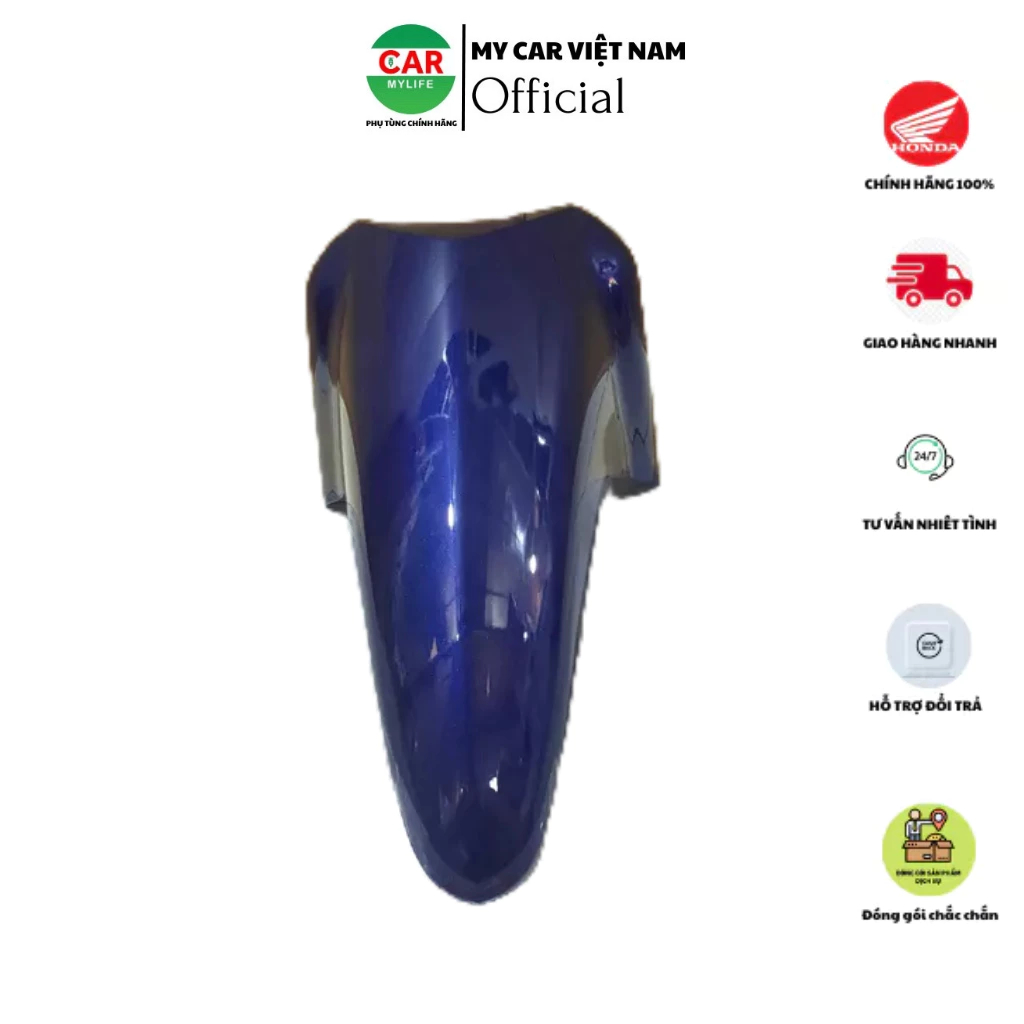 Chắn bùn trước - dè trước HONDA WAVE S100 năm 2007-2008, RS100 REPSOL màu Xanh. PB-373M