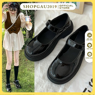 Free ship Giày Mary Jane ulzzang bản da bóng cực xinh 009