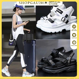 FREE SHIP Sandal nữ đế cao Ulzzang , sandal quai hậu Raw năng động trẻ trung 007