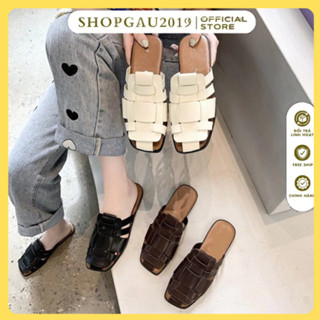 Dép Sục nữ quai đan chất da cực xinh 008