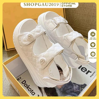 Sandal độn đế 7p quai dán quai hậu đế xuông hàng hot