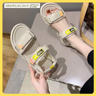 FREE SHIP Dép Sandal quai hậu học sinh quai ngang dán cực xinh 008