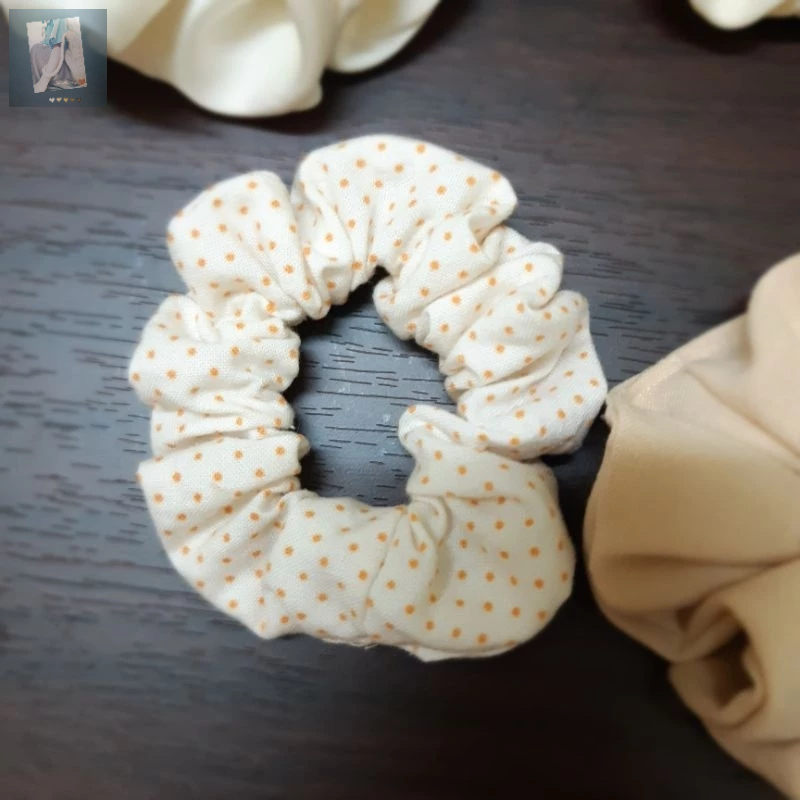 Scrunchies Mây Nhí Cột tóc vải nhiều màu sắc