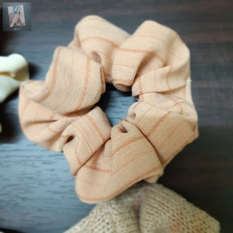 Scrunchies Mây Nhí Cột tóc vải nhiều màu sắc