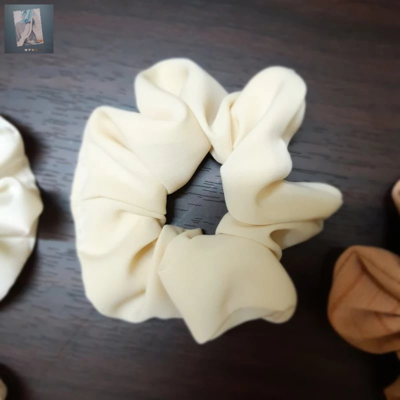 Scrunchies Mây Nhí Cột tóc vải nhiều màu sắc