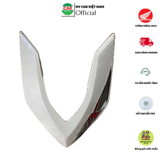 Ốp mặt nạ trước - chữ v honda wave rsx110 năm 2010 màu trắng.
