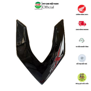 Ốp mặt nạ trước honda wave rsx110 năm 2010 màu đen.