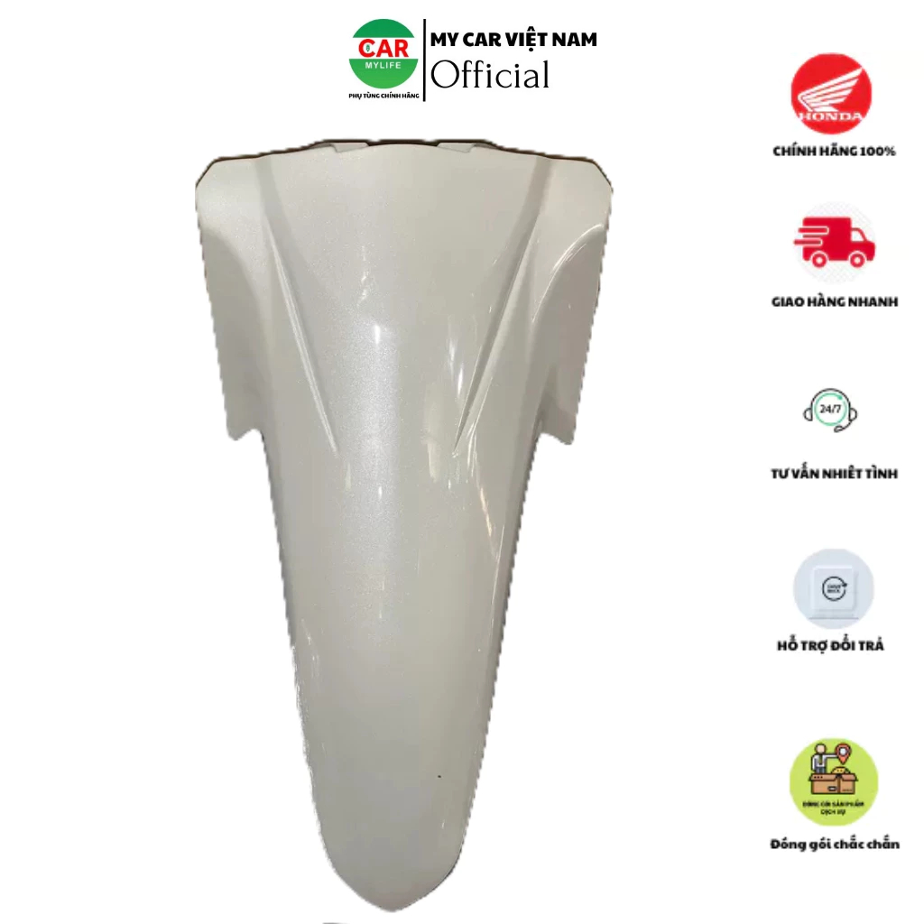 Chắn bùn trước - dè trước HONDA WAVE RSX110 năm 2014-2016-2017-2019 màu Trắng xám. 61100K03N30ZD