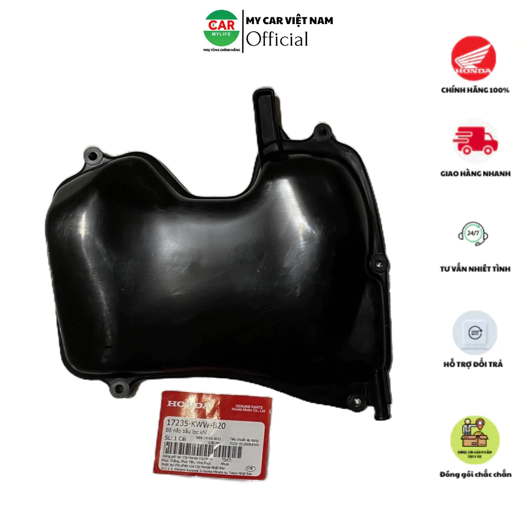 Bộ nắp bầu lọc khí Wave 110 (17235KWWB20)
