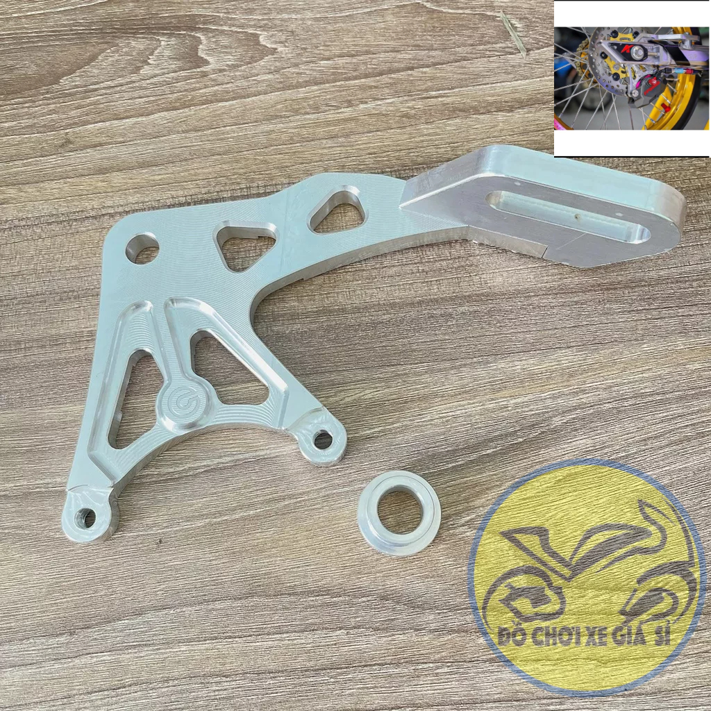 Pát sau Ex155/150/135 quay xuống đĩa 220mm heo 2 Piston đối xứng Adelin, Fando, Nissin