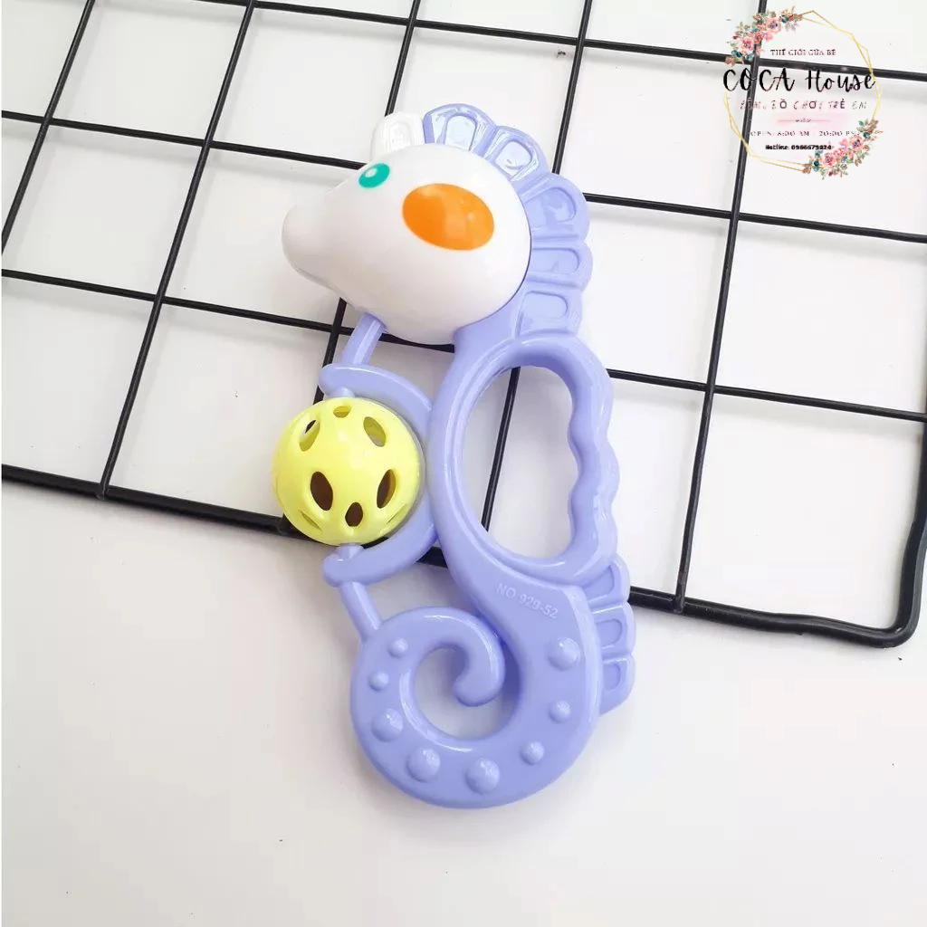 Bộ đồ chơi xúc xắc 7 món hình thú phát tiếng kêu vui nhộn kích thích vận động