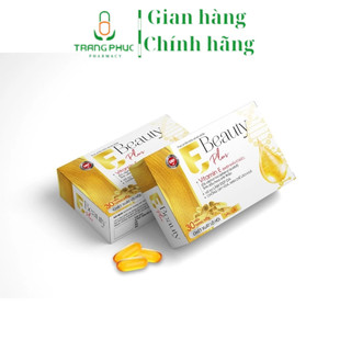 Vitamin E BEAUTY PLUS  Giúp Đẹp Da, Giảm Lão Hóa, Chống Oxy Hóa, với Vitamin E Nhập Khẩu Từ Đức