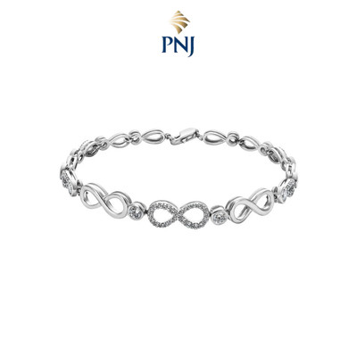 Lắc tay Bạc đính đá ECZ PNJSilver XMXMW000015