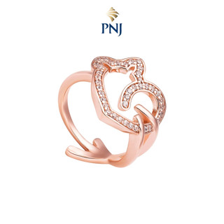 Nhẫn bạc đính đá cz pnjsilver xmxmx000010